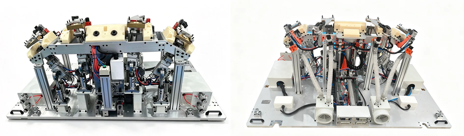 Bumper Cutting Fixture With Ultrasonic Welding Tooling