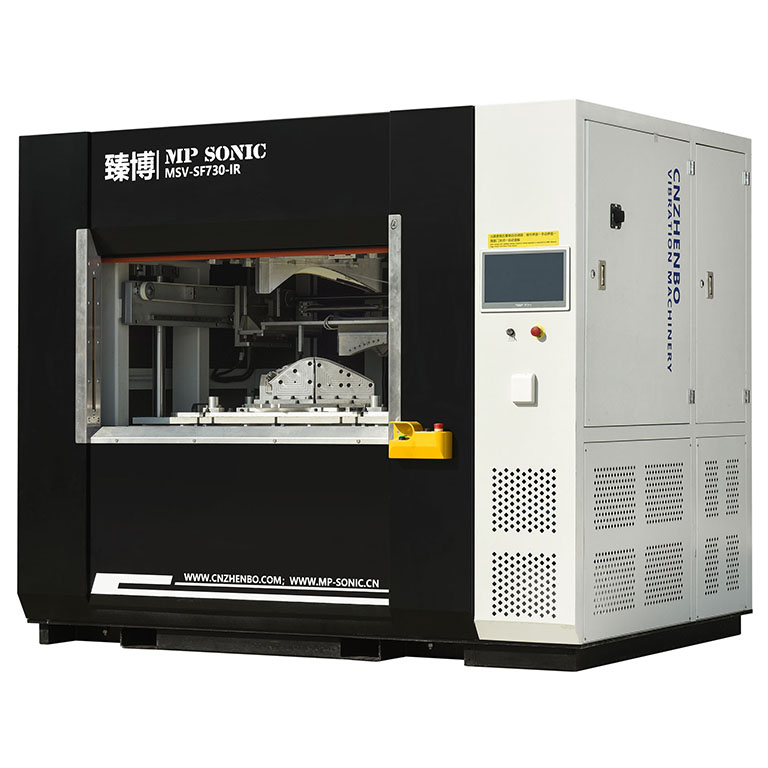 Vibration welding machine with IR system